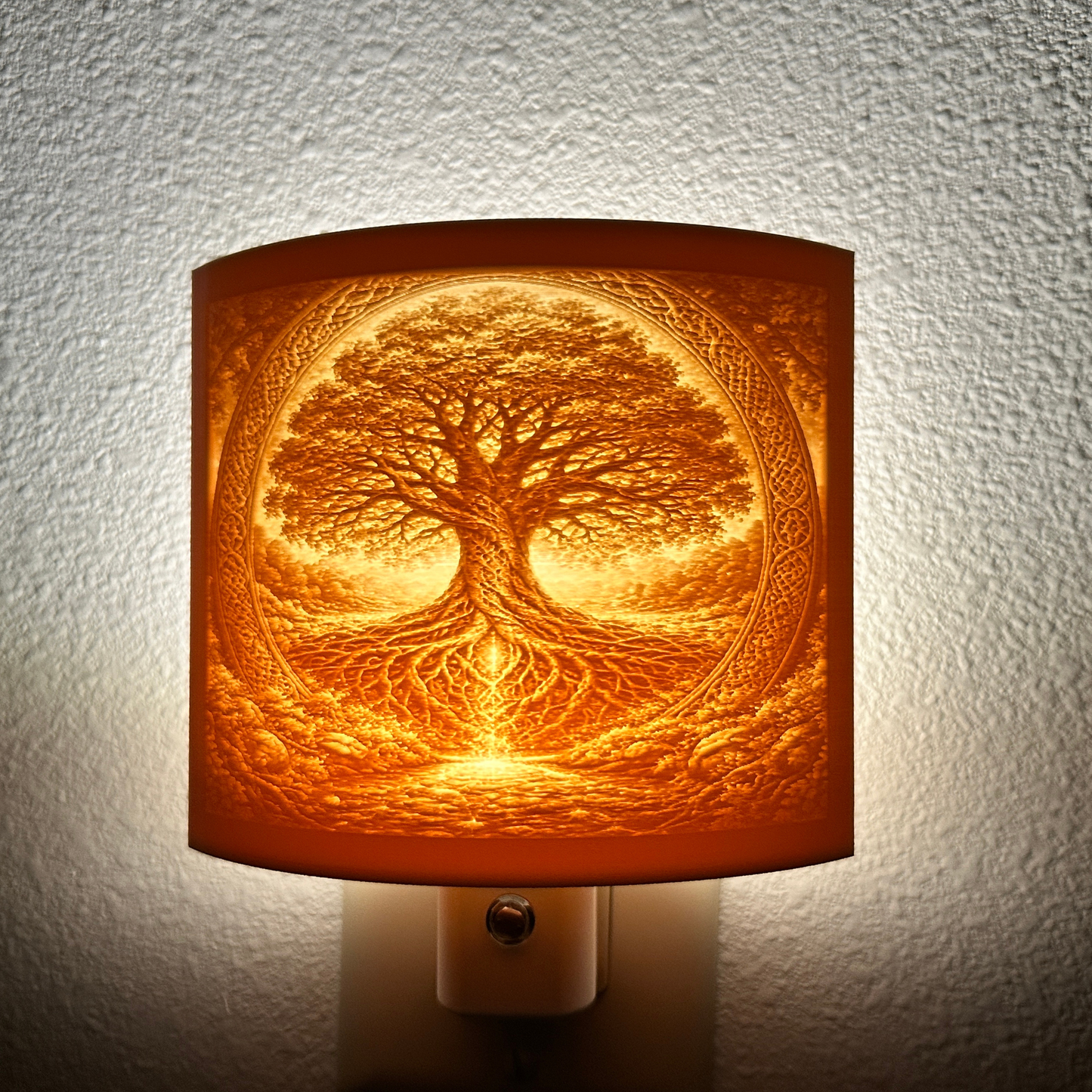 Tree of Life LED Night Light | Celtic Decor, Plug In, Auto On/Off