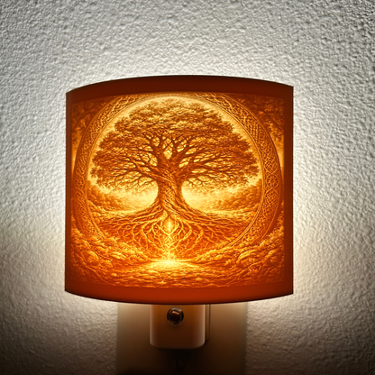Tree of Life LED Night Light | Celtic Decor, Plug In, Auto On/Off