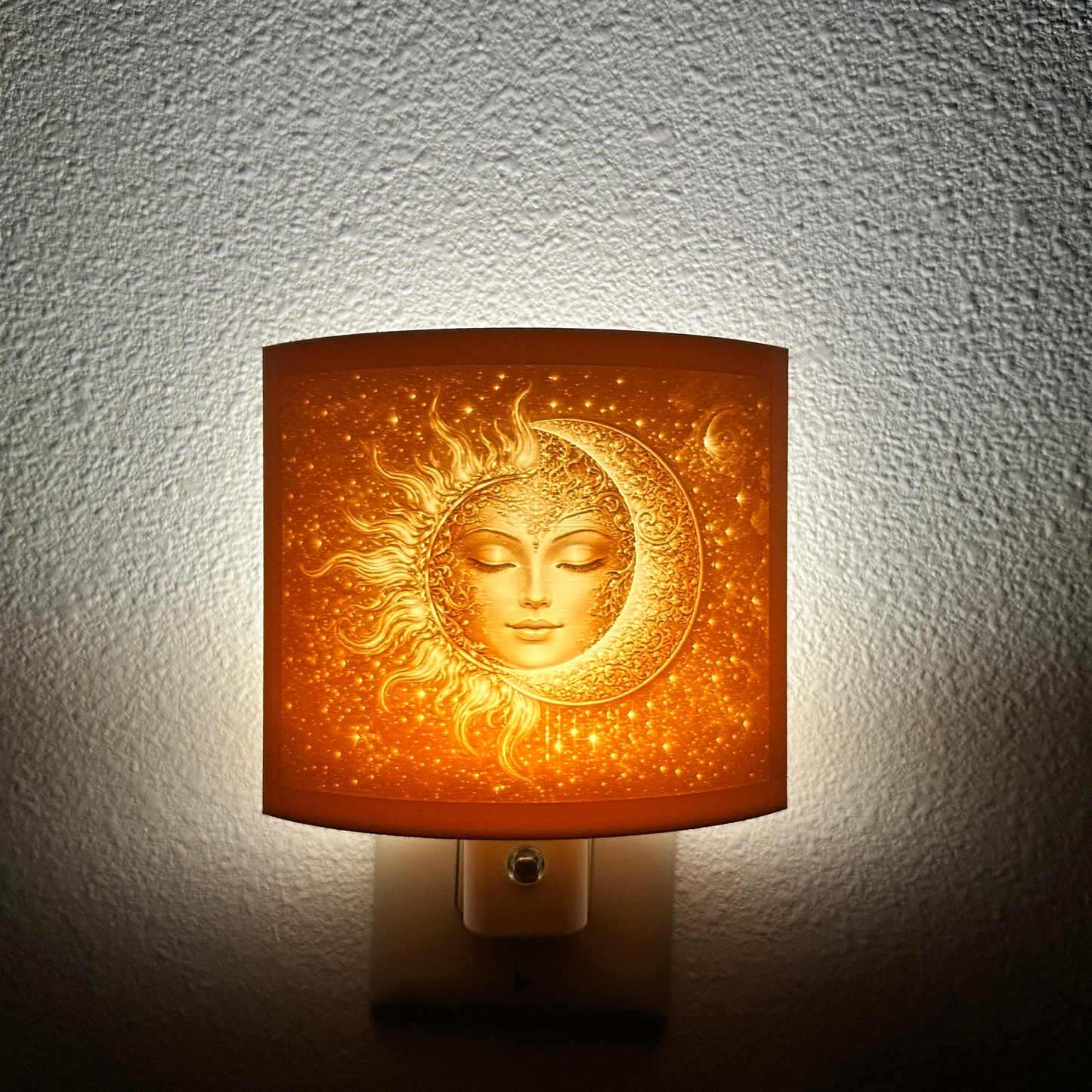 Sun & Moon Night Light | Celestial LED Plug-In, Auto On/Off