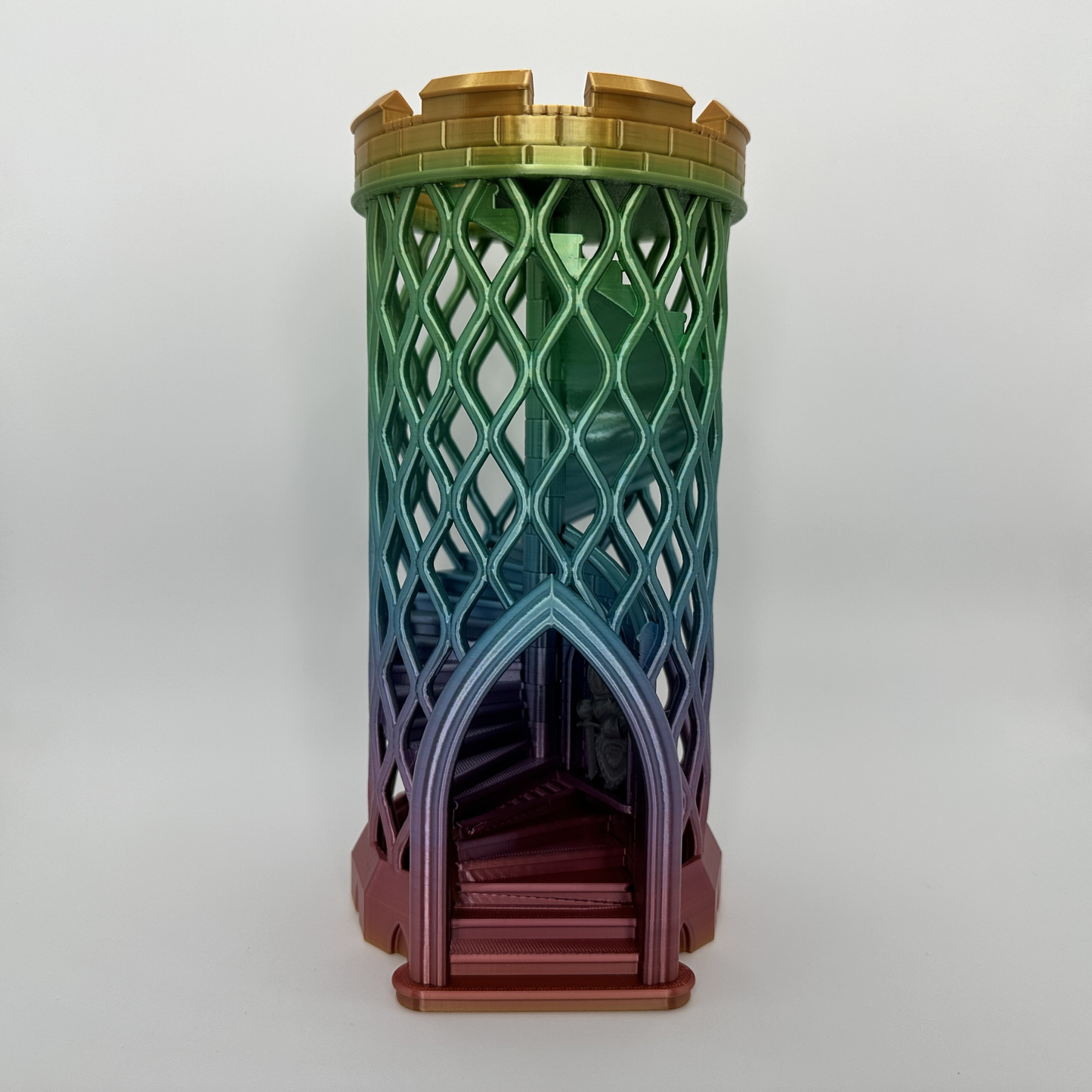 Castle Dice Tower | DnD RPG Dice Roller | Optional Tray | Custom Color