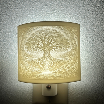 Tree of Life LED Night Light | Celtic Decor, Plug In, Auto On/Off