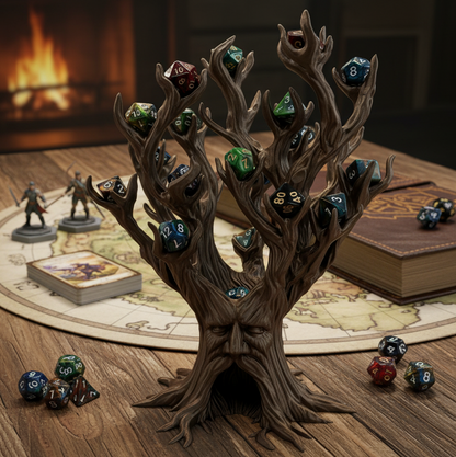 Treant Dice Tower & Display – Fantasy RPG Dice Holder