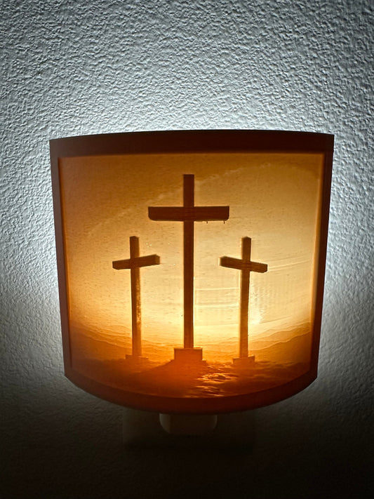 Crosses on Calvary Nightlight