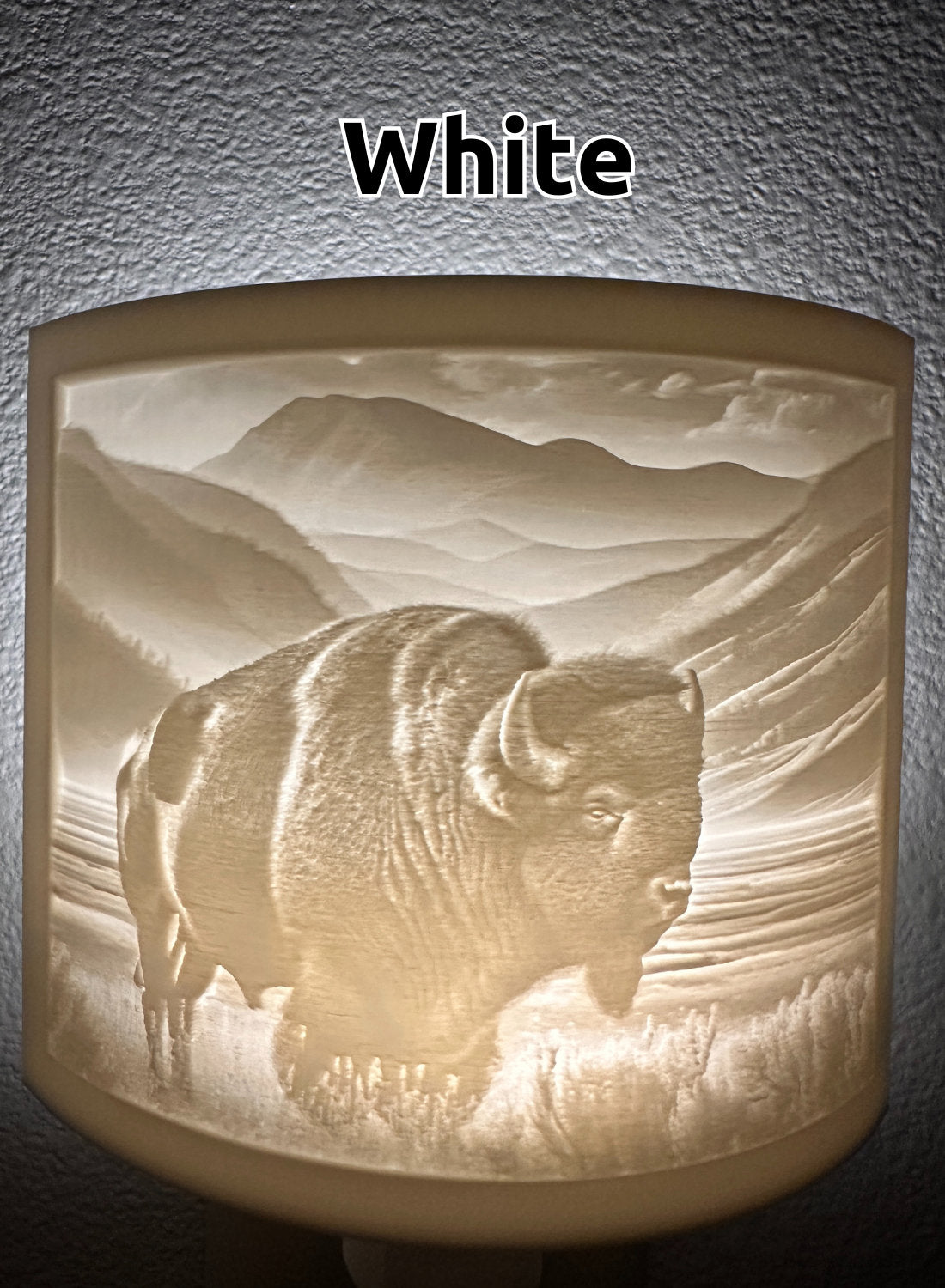 Outdoors Collection Night Light - Bison