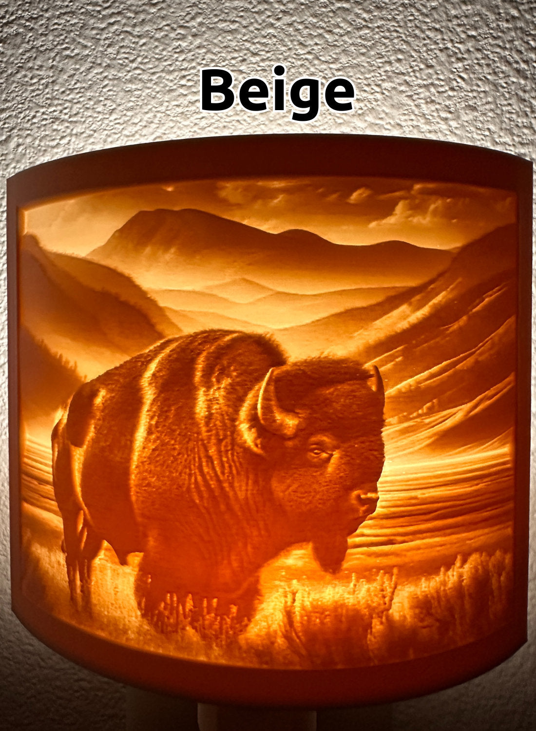 Outdoors Collection Night Light - Bison