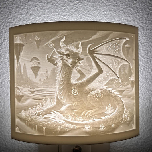 Enchanted Visions Collection Night Lights – Friendly Dragon