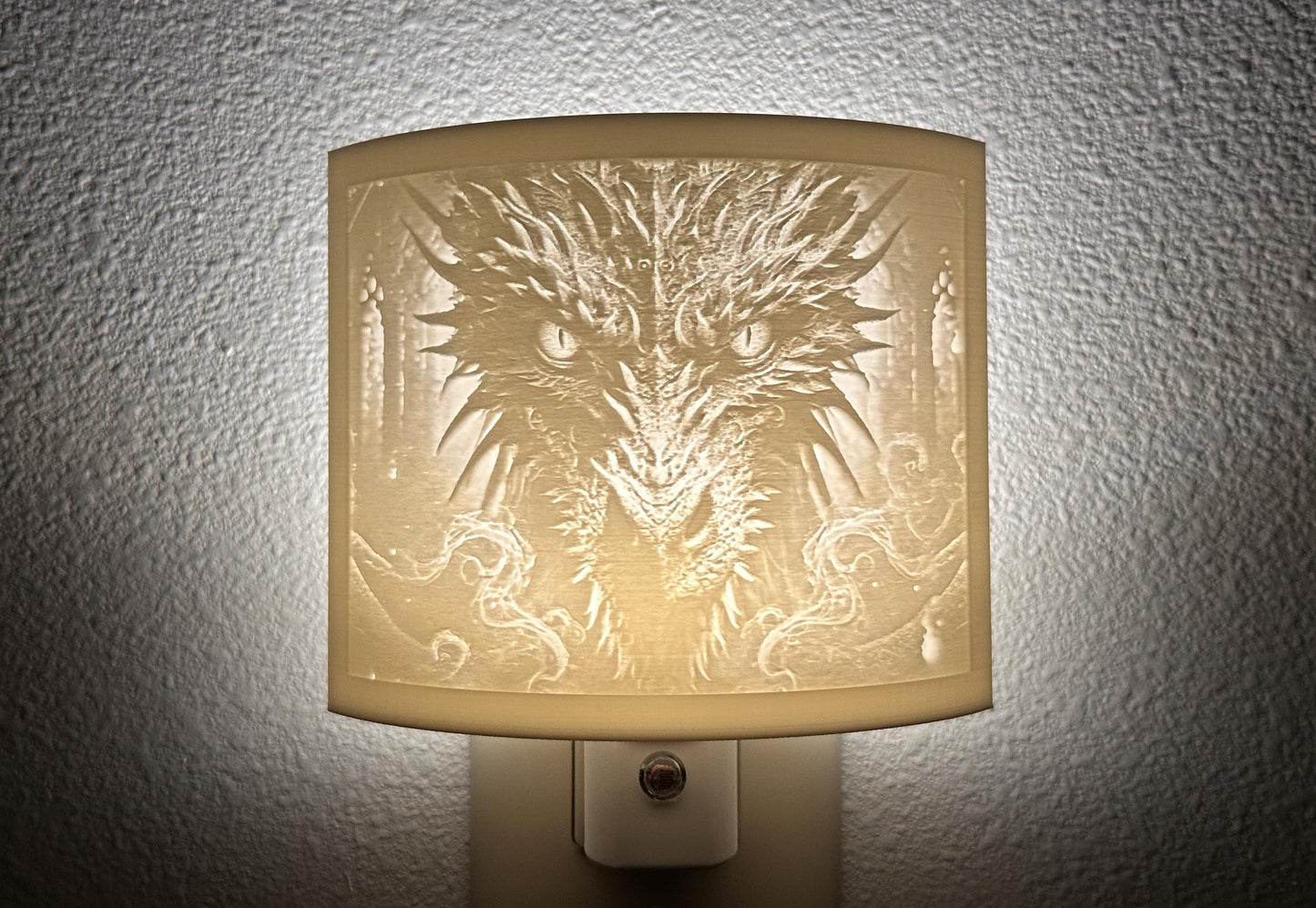 Enchanted Visions Collection Night Lights - Dragon Face