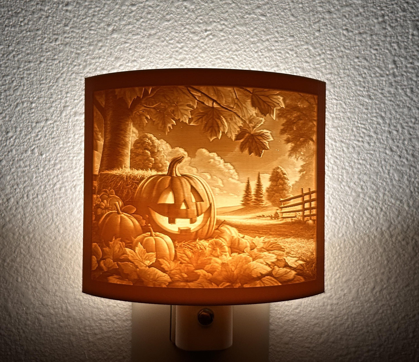 Spirit of Halloween Collection Night Lights – Autumn Field Jack-O'-Lantern