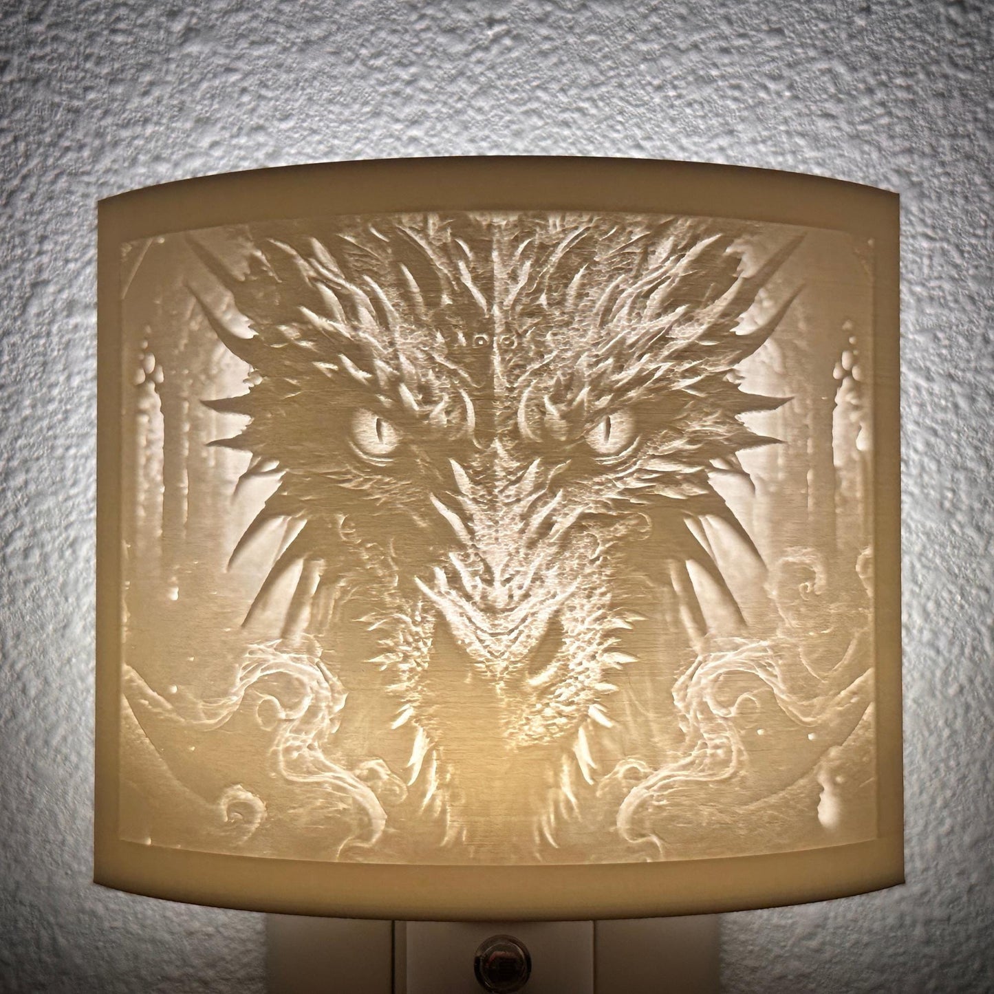 Enchanted Visions Collection Night Lights - Dragon Face