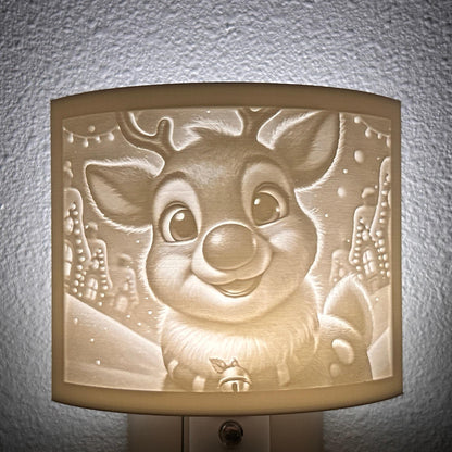 Smiling Rudolph  Night Light