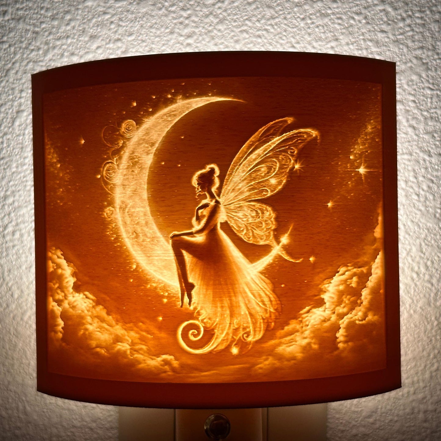 Enchanted Visions Collection Night Lights – Fairy on the Moon