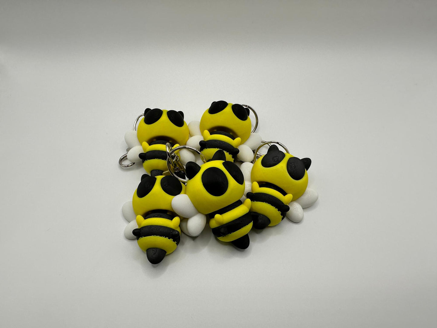 Adorable Bumblebee Keychain– Bumblebee Bag Charm – Bee Lover Gift