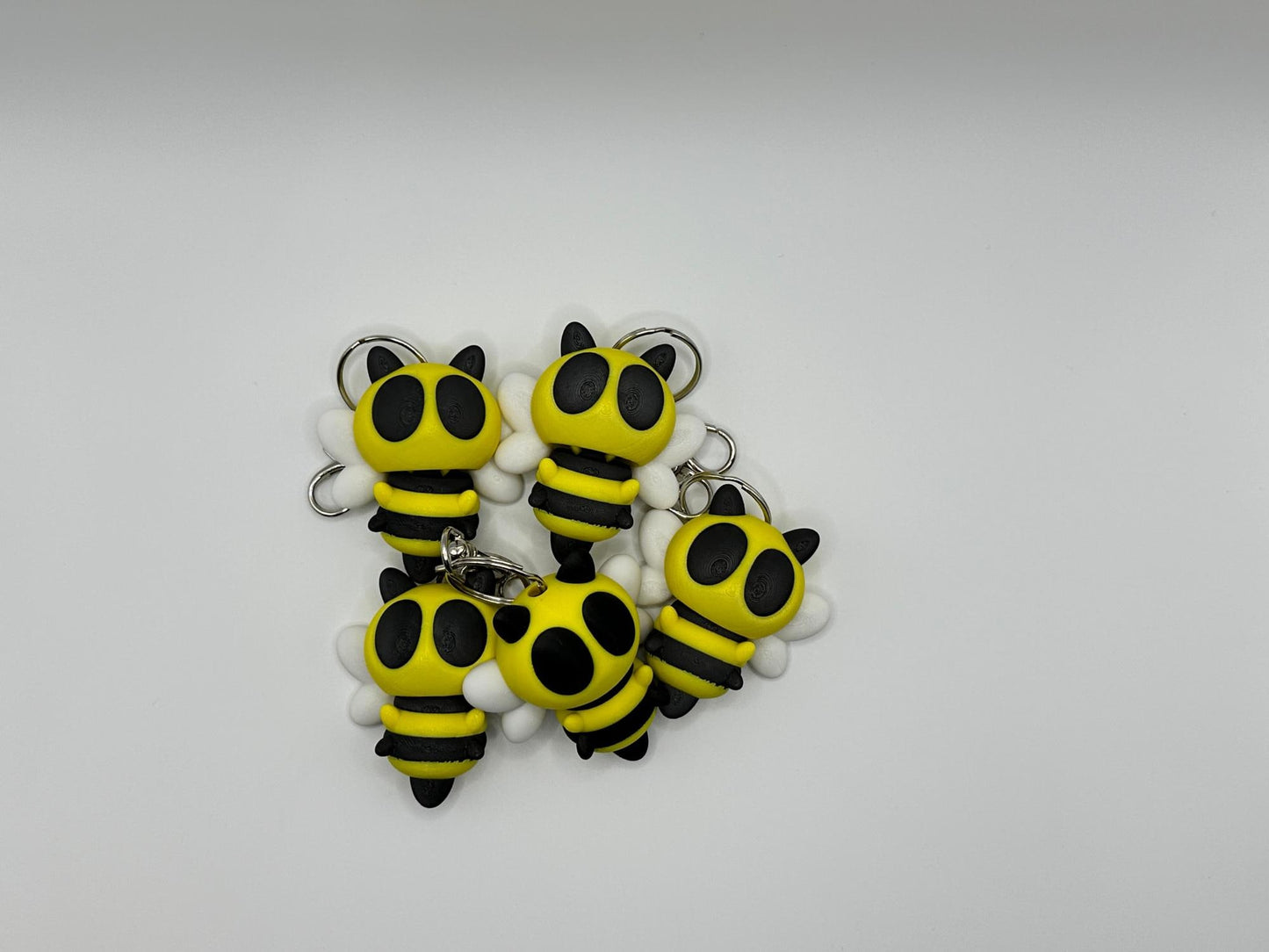 Adorable Bumblebee Keychain– Bumblebee Bag Charm – Bee Lover Gift