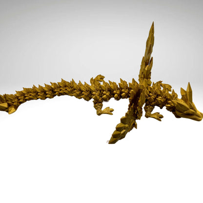 Articulated Crystal Winged Dragon – Fidget – Fantasy Dragon Desk Decor – Unique Gift for Dragon Lovers