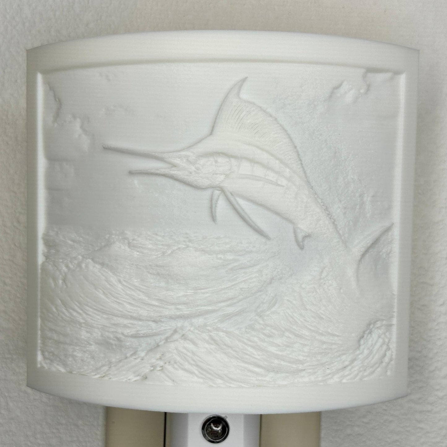 Marlin Night Light – Ocean Scene