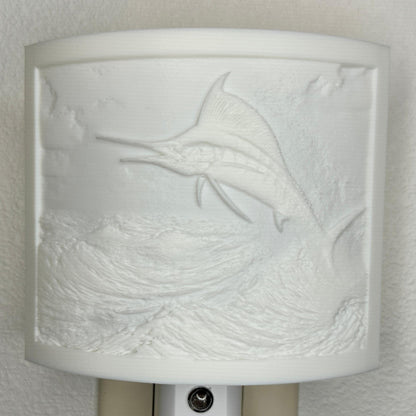 Marlin Night Light – Ocean Scene
