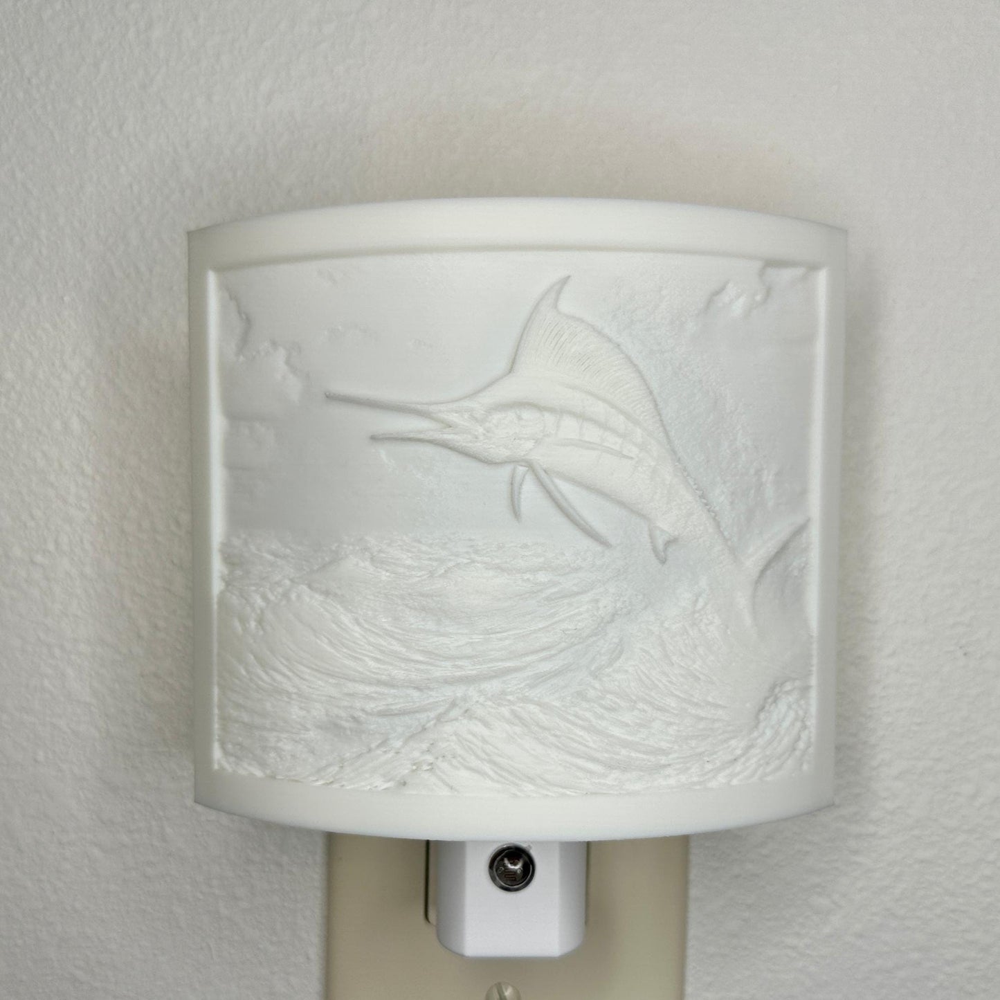 Marlin Night Light – Ocean Scene
