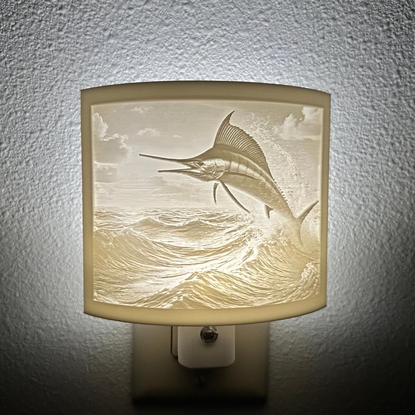 Marlin Night Light – Ocean Scene