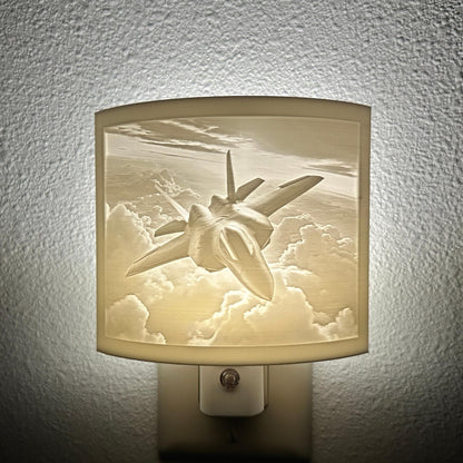 Fighter Jet Night Light - Aviation Decor