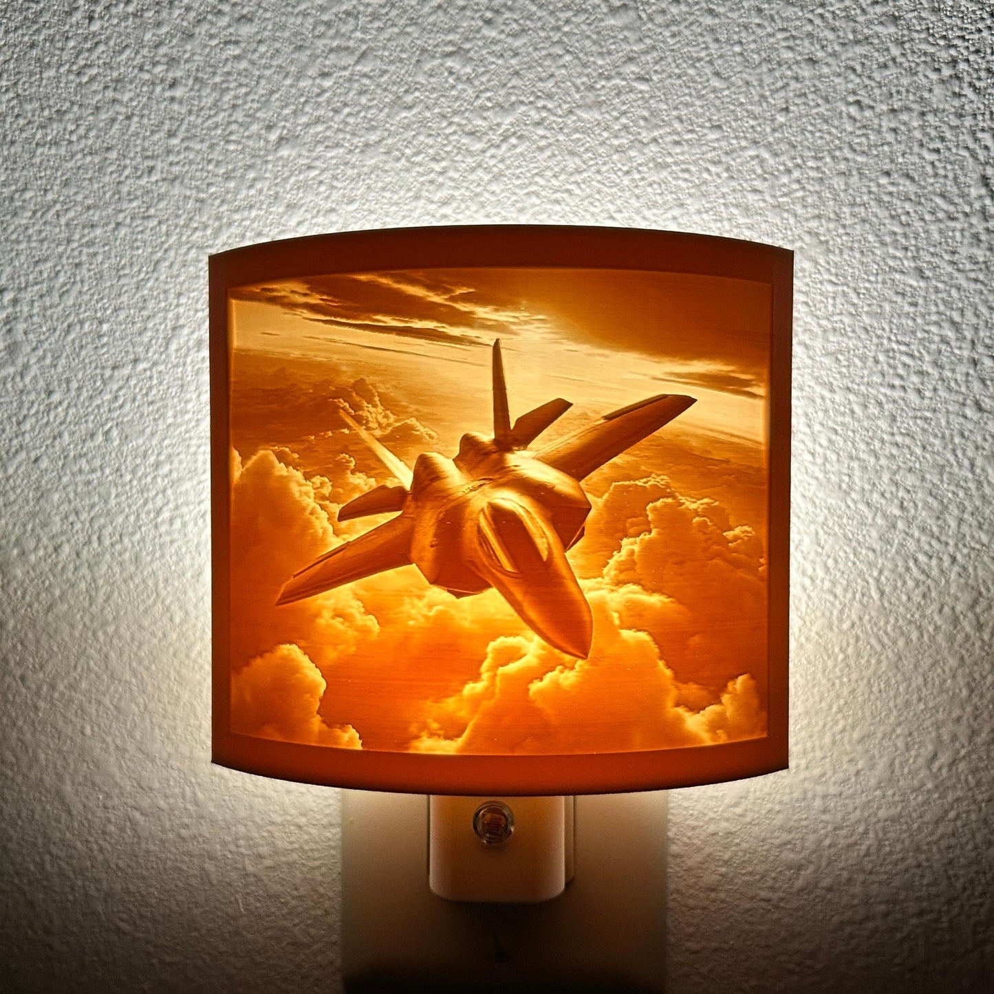 Fighter Jet Night Light - Aviation Decor