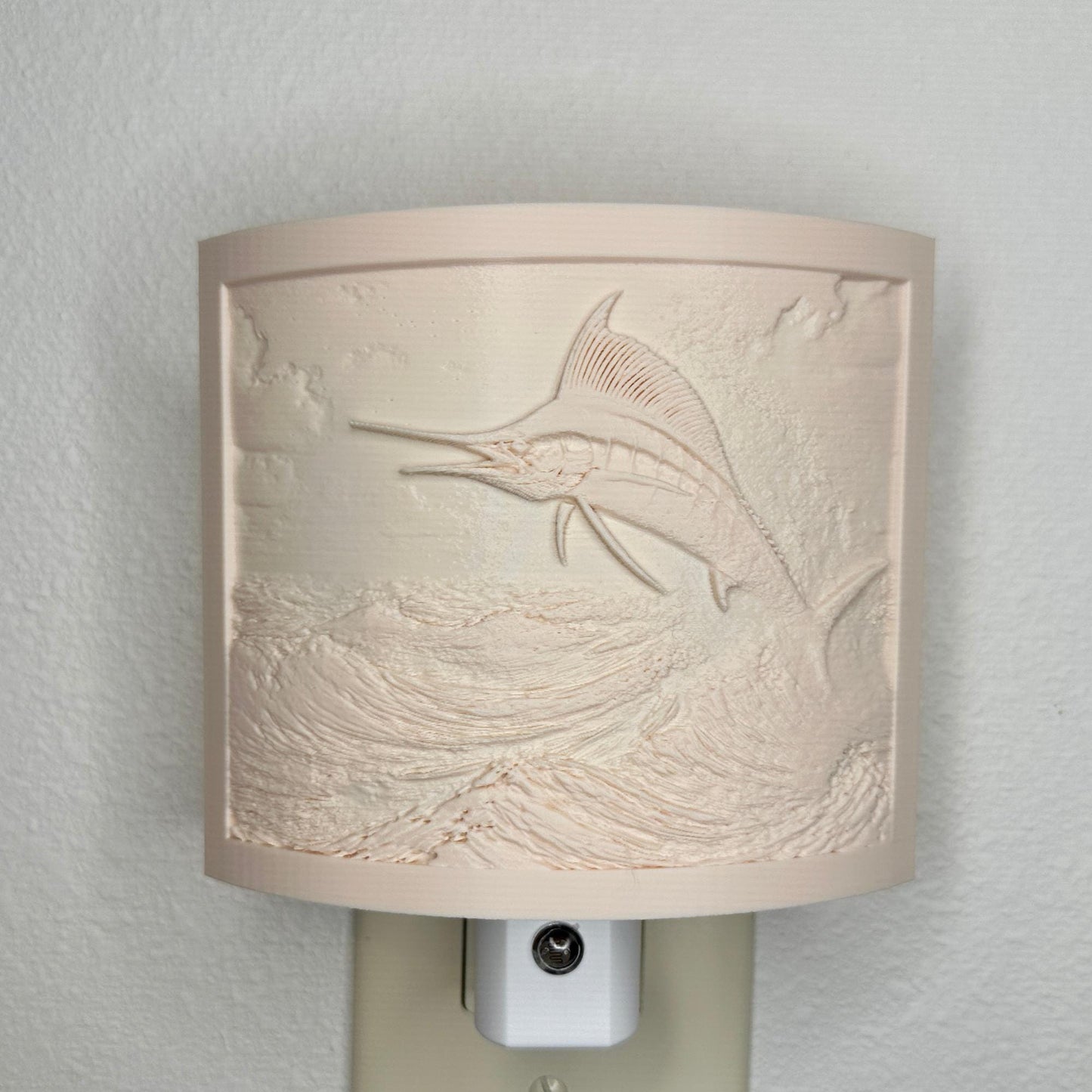 Marlin Night Light – Ocean Scene