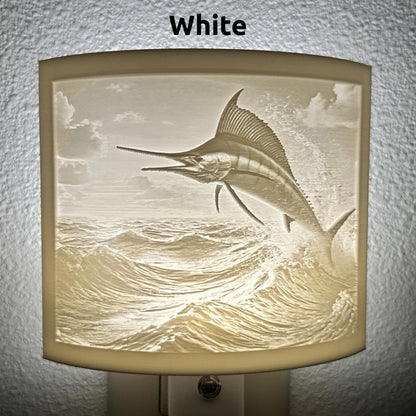 Marlin Night Light – Ocean Scene