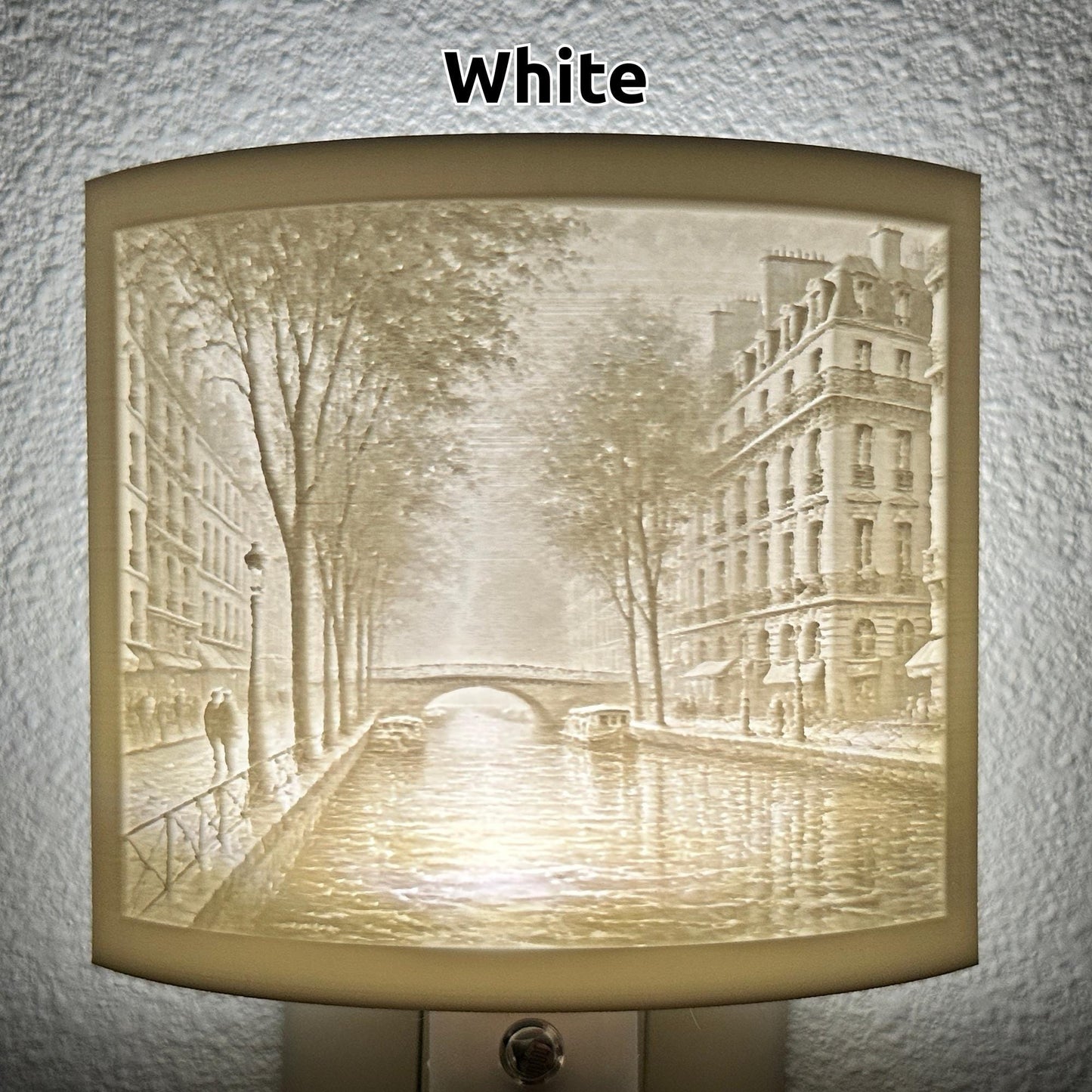 Romantic Canal Scene Night Light