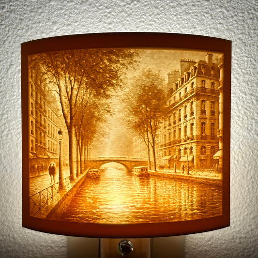 Romantic Canal Scene Night Light