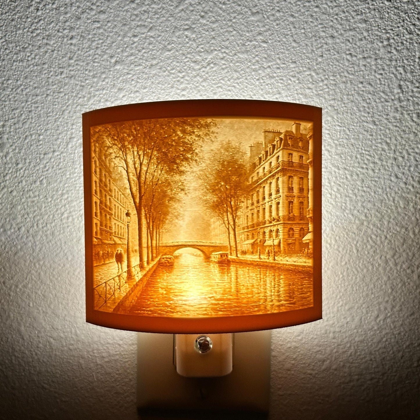 Romantic Canal Scene Night Light