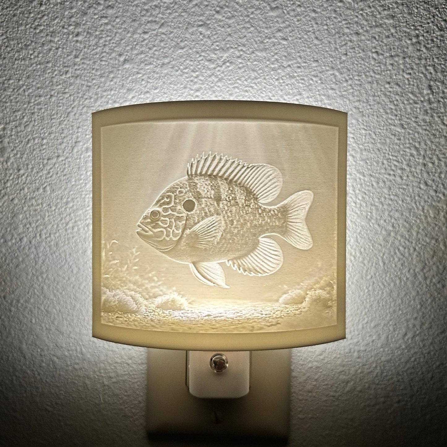 Sunfish Night Light – Fishing Decor, Underwater Scene