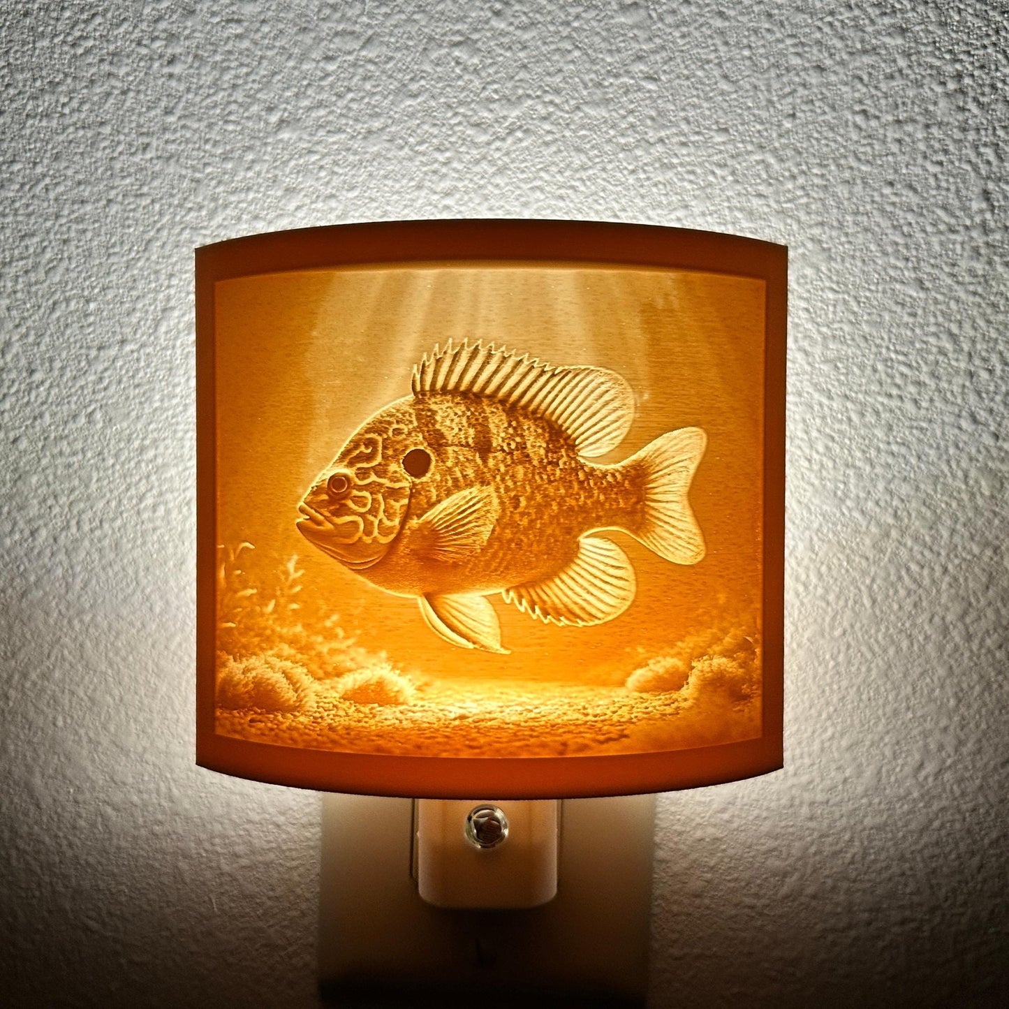 Sunfish Night Light – Fishing Decor, Underwater Scene