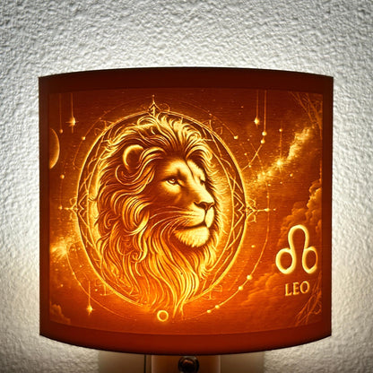 Leo Zodiac Night Light – Lion Design for Astrology Lovers and Celestial Home Décor