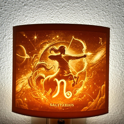 Sagittarius Zodiac Night Light – Great for Astrology Lovers and Celestial Home Décor