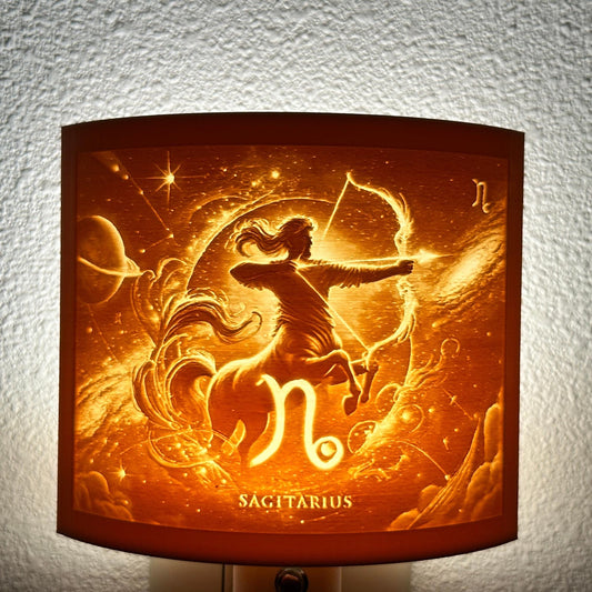 Sagittarius Zodiac Night Light – Great for Astrology Lovers and Celestial Home Décor