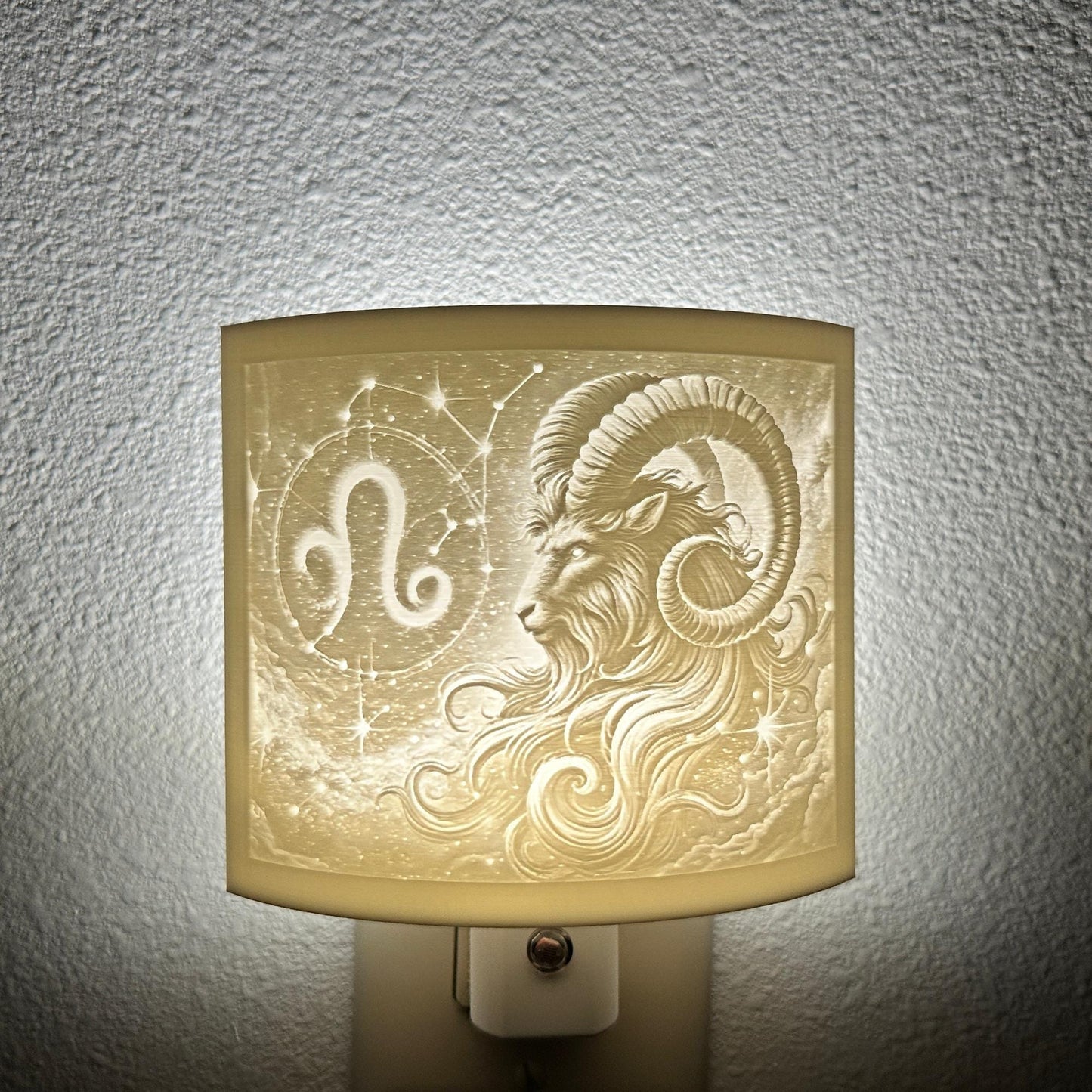 Capricorn Zodiac Night Light – Great for Astrology Lovers and Celestial Home Décor