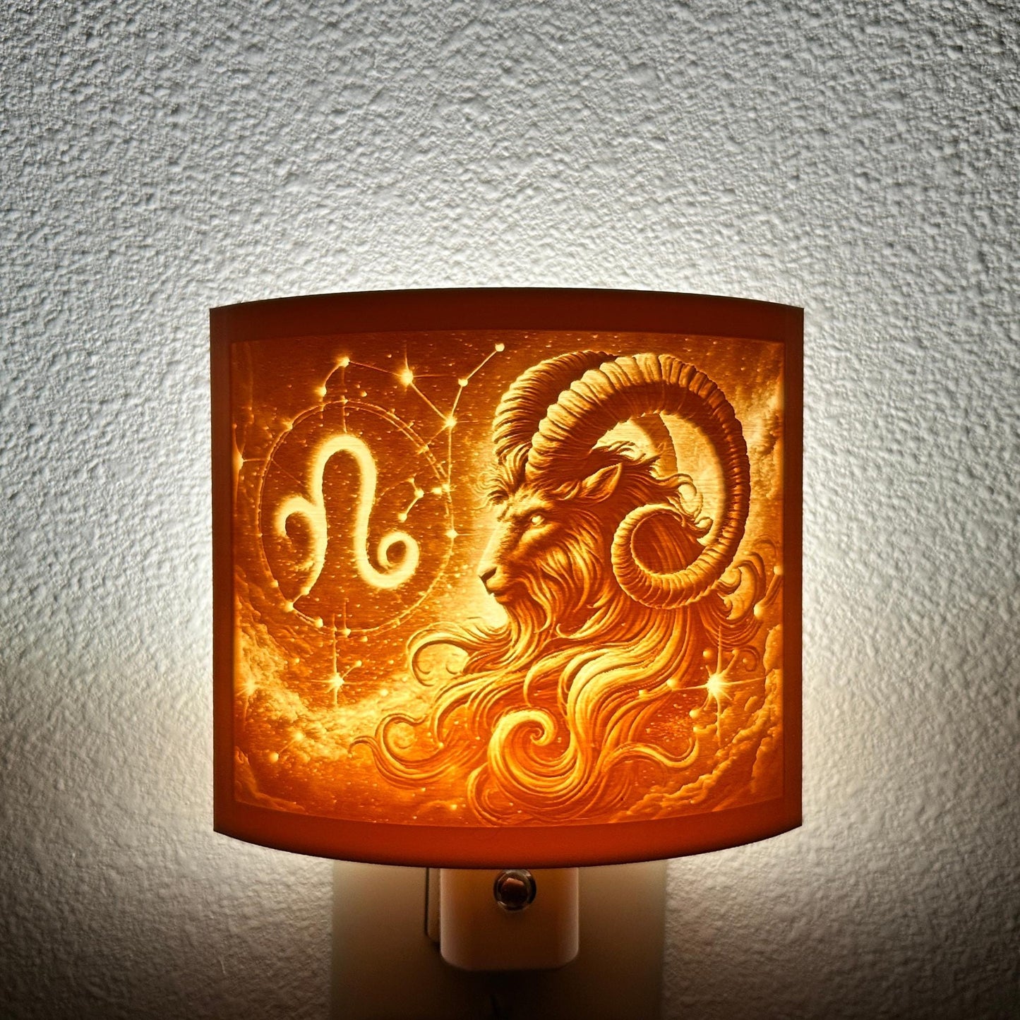 Capricorn Zodiac Night Light – Great for Astrology Lovers and Celestial Home Décor