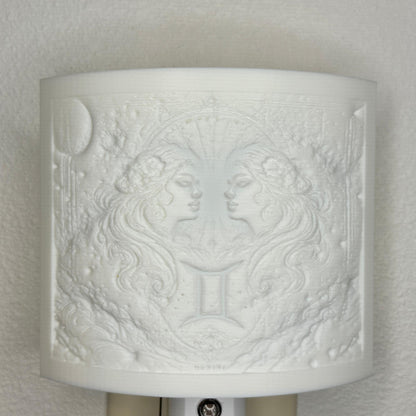 Gemini Zodiac Night Light – Light with Twin Design for Astrology Lovers and Celestial Decor