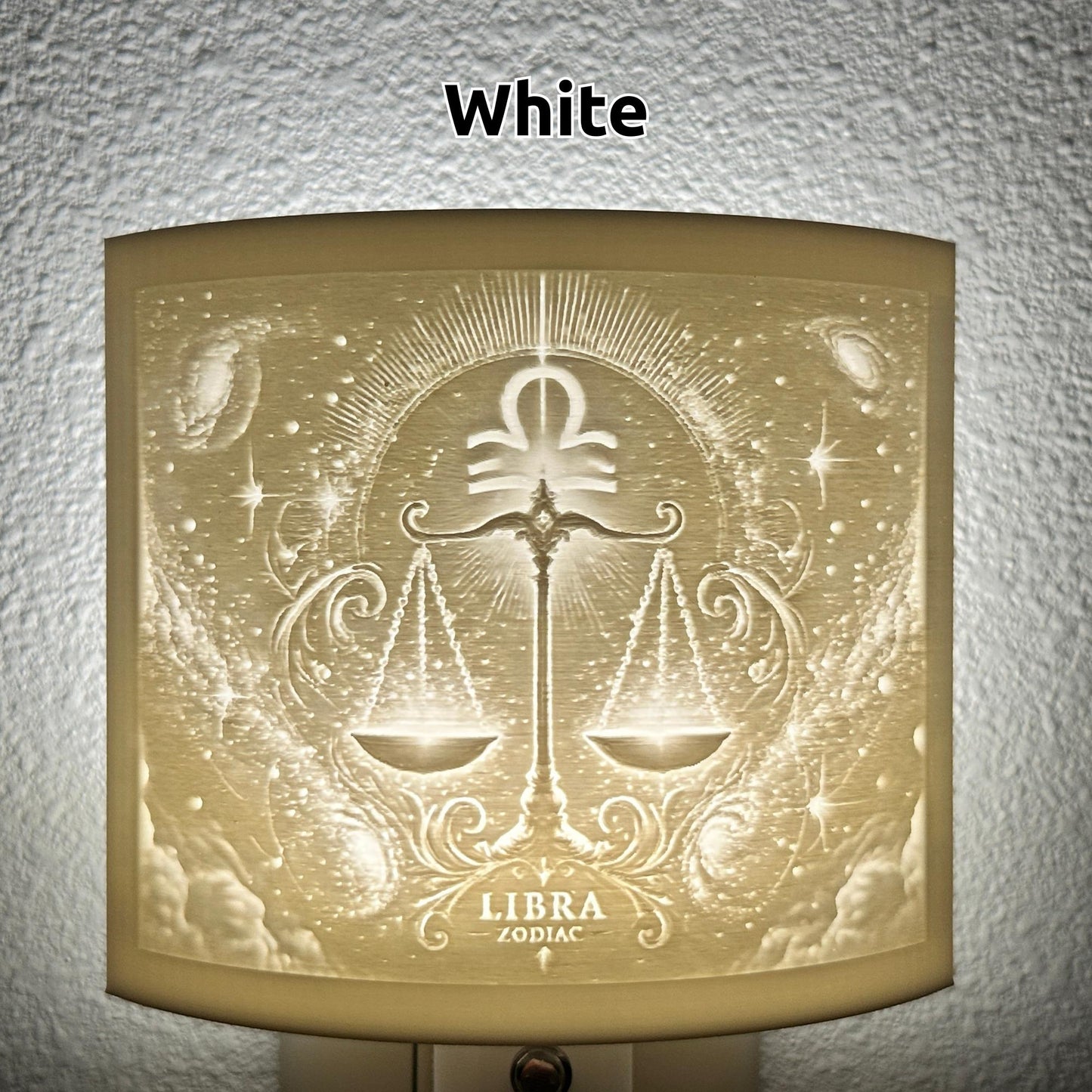 Libra Zodiac Night Light – Light with Scales Design for Astrology Lovers and Celestial Decor