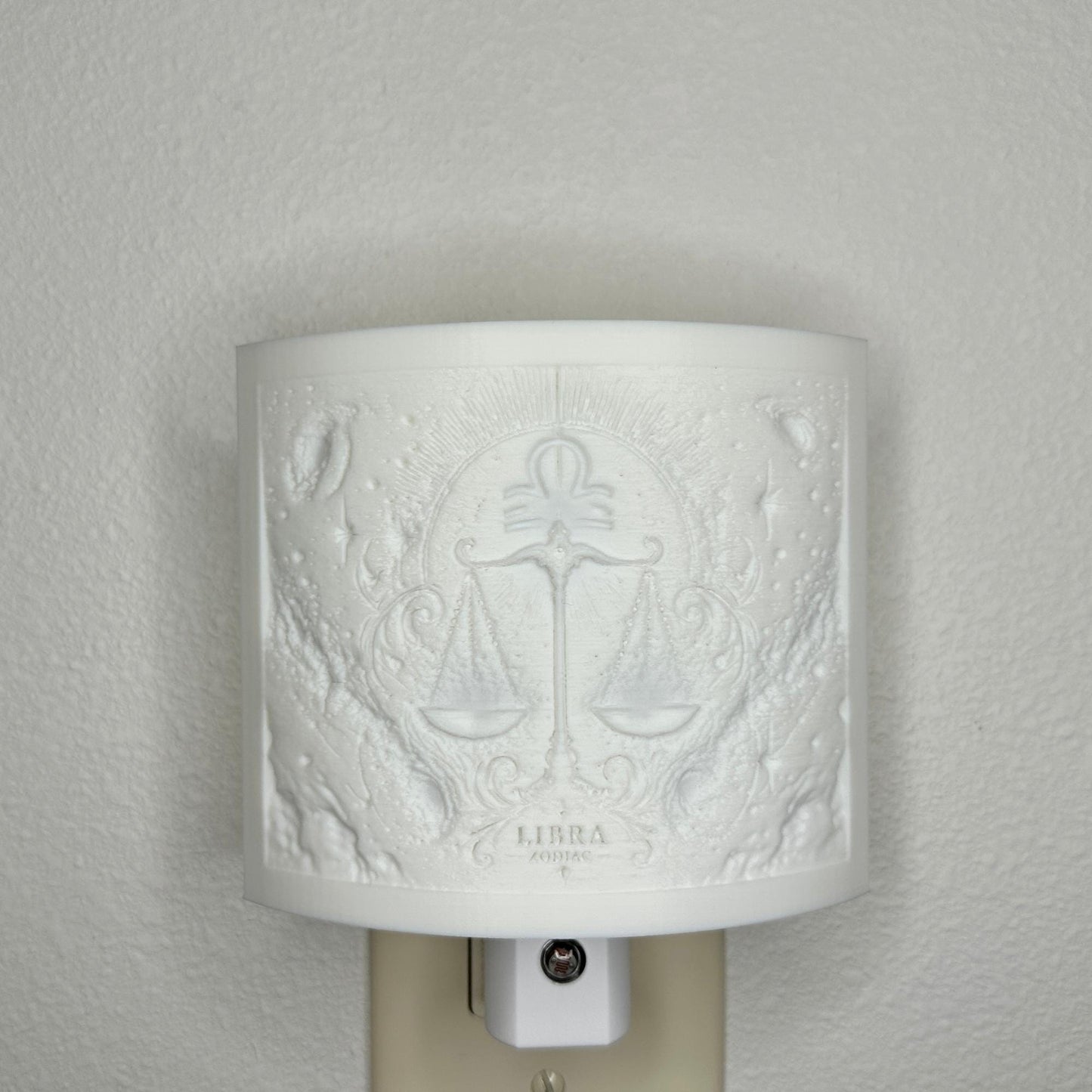 Libra Zodiac Night Light – Light with Scales Design for Astrology Lovers and Celestial Decor