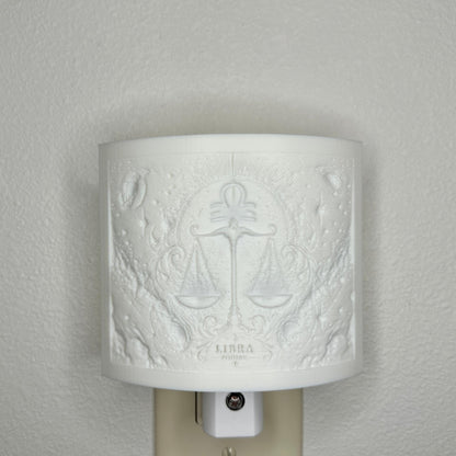 Libra Zodiac Night Light – Light with Scales Design for Astrology Lovers and Celestial Decor
