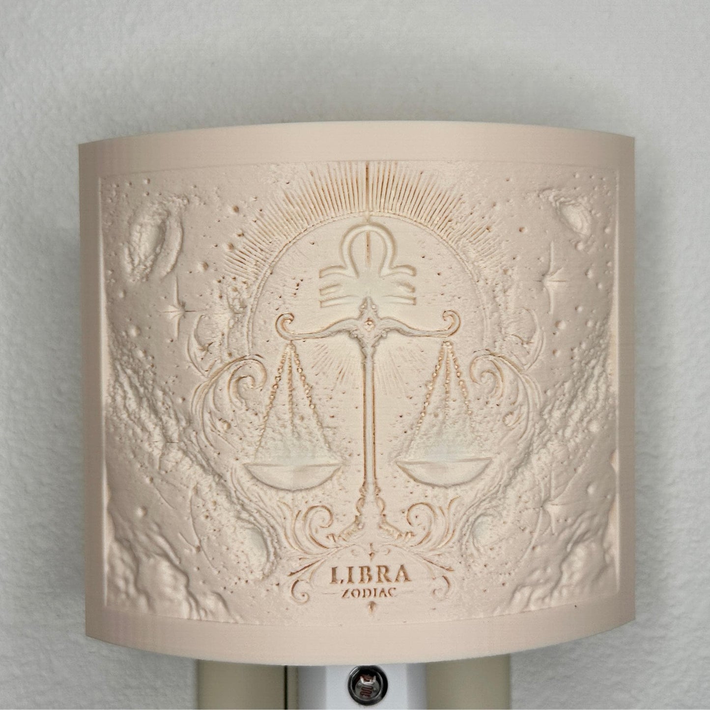 Libra Zodiac Night Light – Light with Scales Design for Astrology Lovers and Celestial Decor