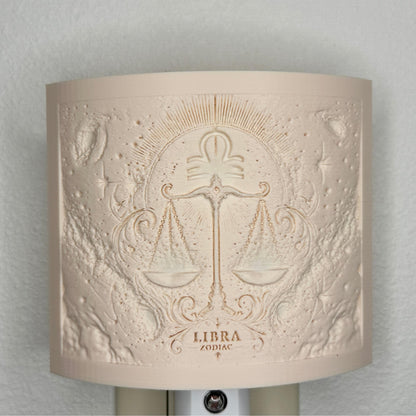 Libra Zodiac Night Light – Light with Scales Design for Astrology Lovers and Celestial Decor