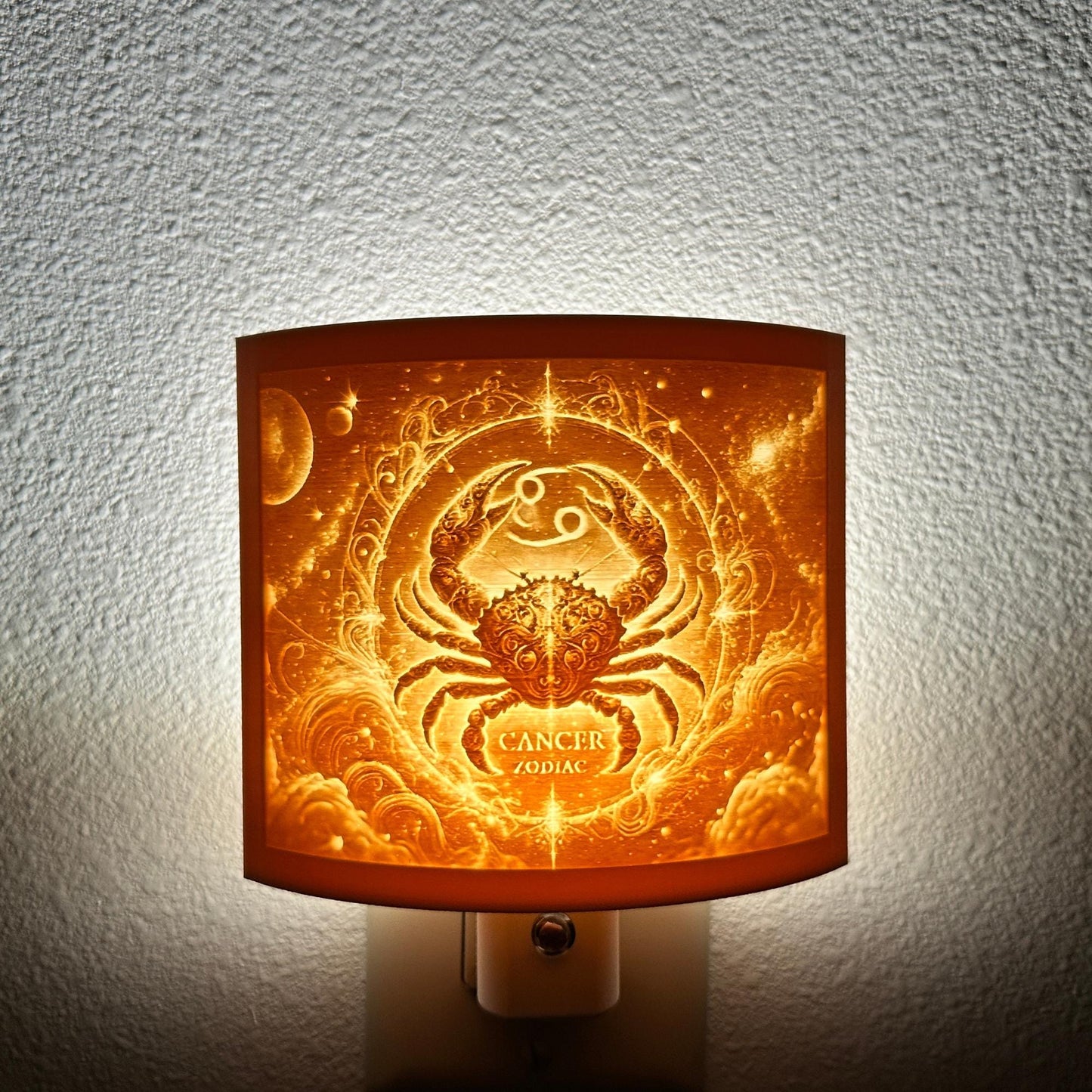 Cancer Zodiac Night Light – Celestial Crab Design for Astrology Lovers and Cozy Home Decor