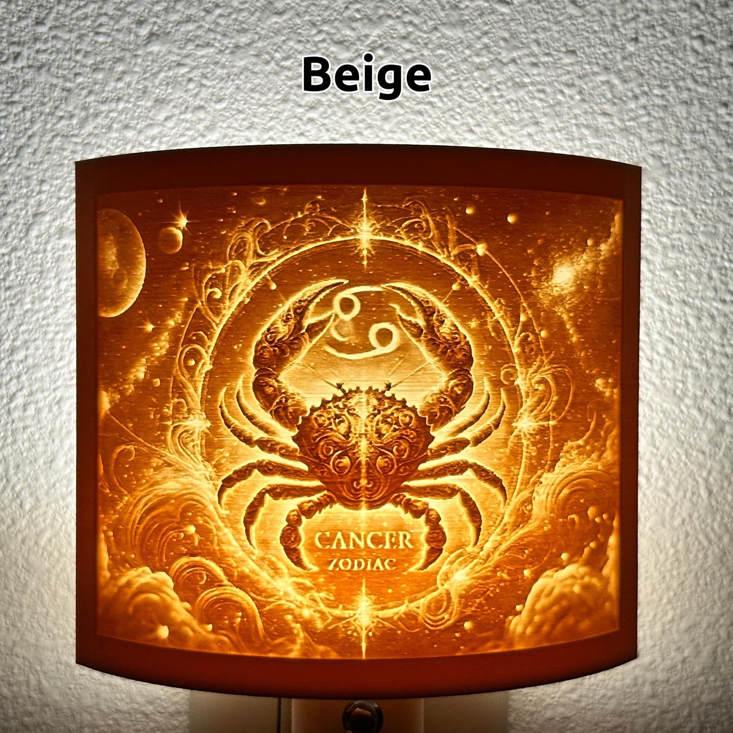 Cancer Zodiac Night Light – Celestial Crab Design for Astrology Lovers and Cozy Home Decor