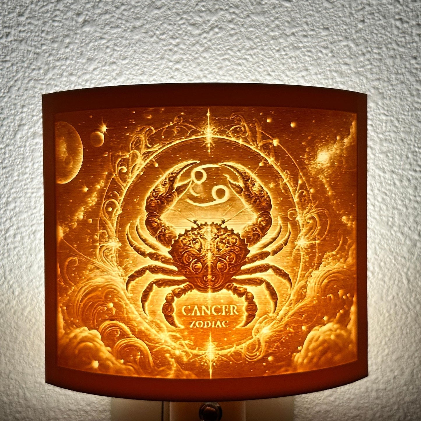 Cancer Zodiac Night Light – Celestial Crab Design for Astrology Lovers and Cozy Home Decor