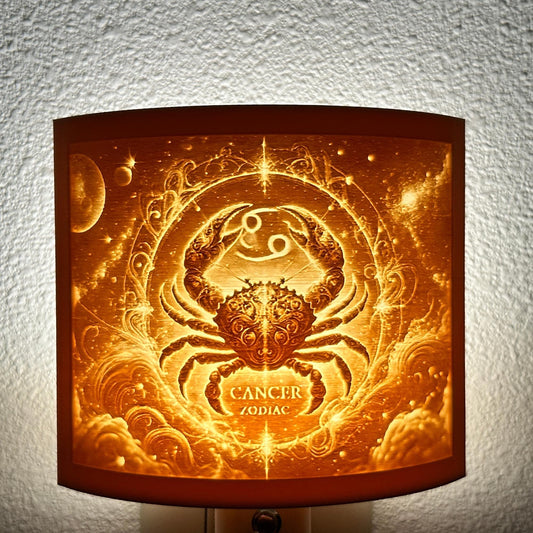 Cancer Zodiac Night Light – Celestial Crab Design for Astrology Lovers and Cozy Home Decor