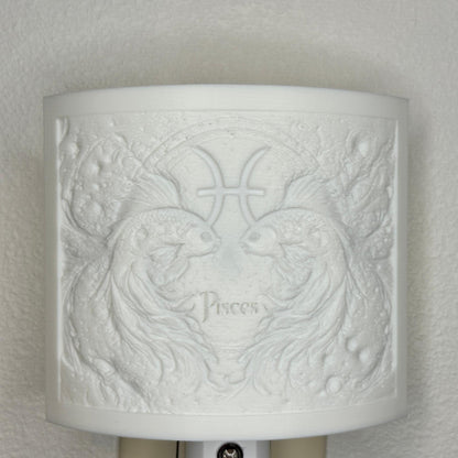 Pisces Zodiac Night Light – Twin Fish Design for Astrology Lovers and Dreamy Celestial Decor