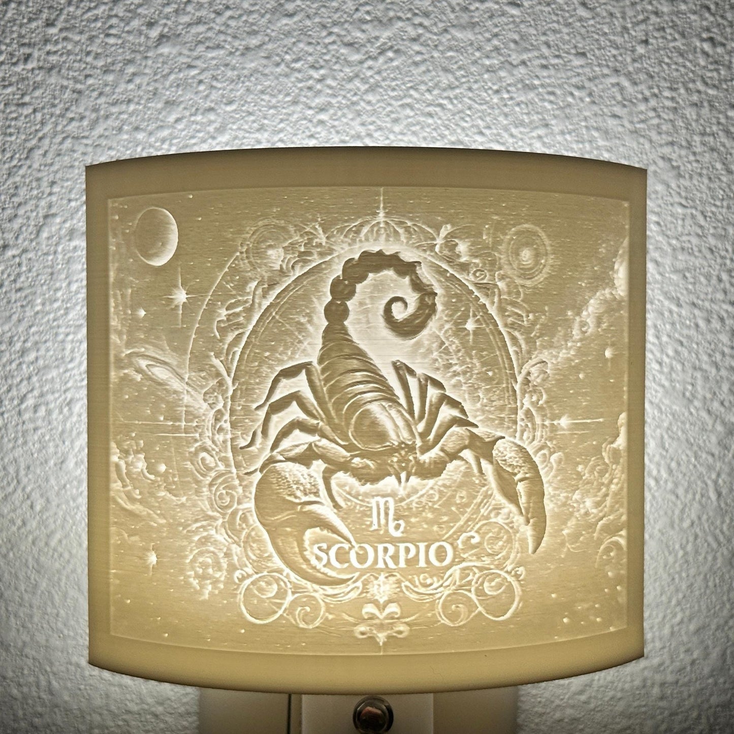 Scorpio Zodiac Night Light – Scorpion Design for Astrology Lovers and Celestial Decor