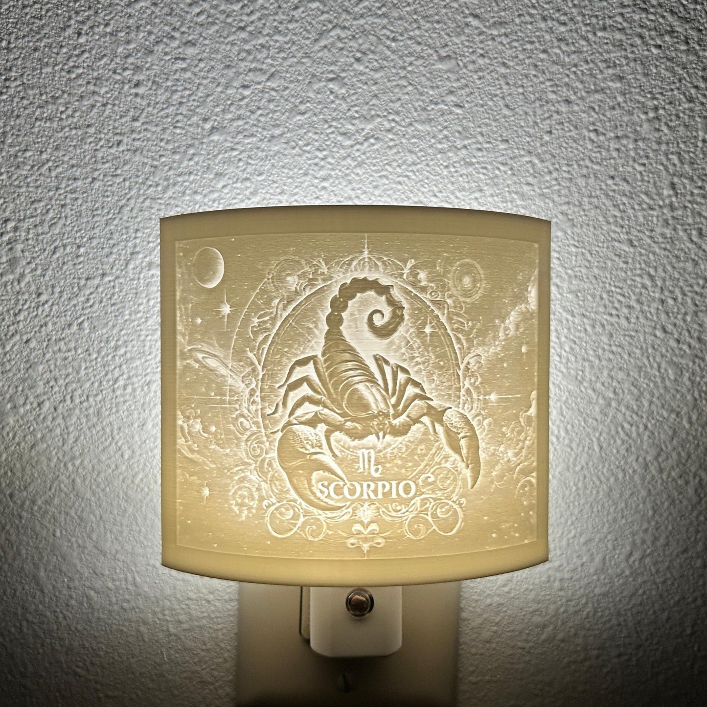 Scorpio Zodiac Night Light – Scorpion Design for Astrology Lovers and Celestial Decor
