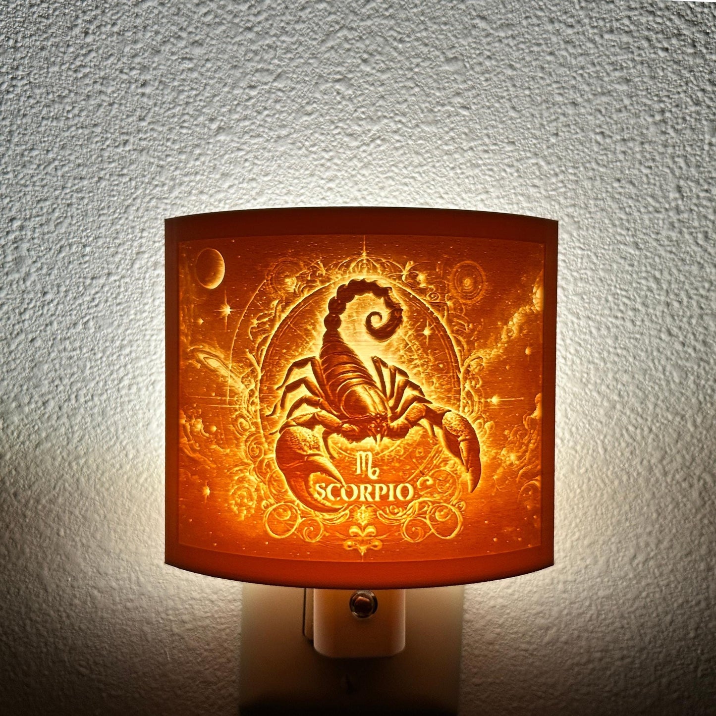 Scorpio Zodiac Night Light – Scorpion Design for Astrology Lovers and Celestial Decor